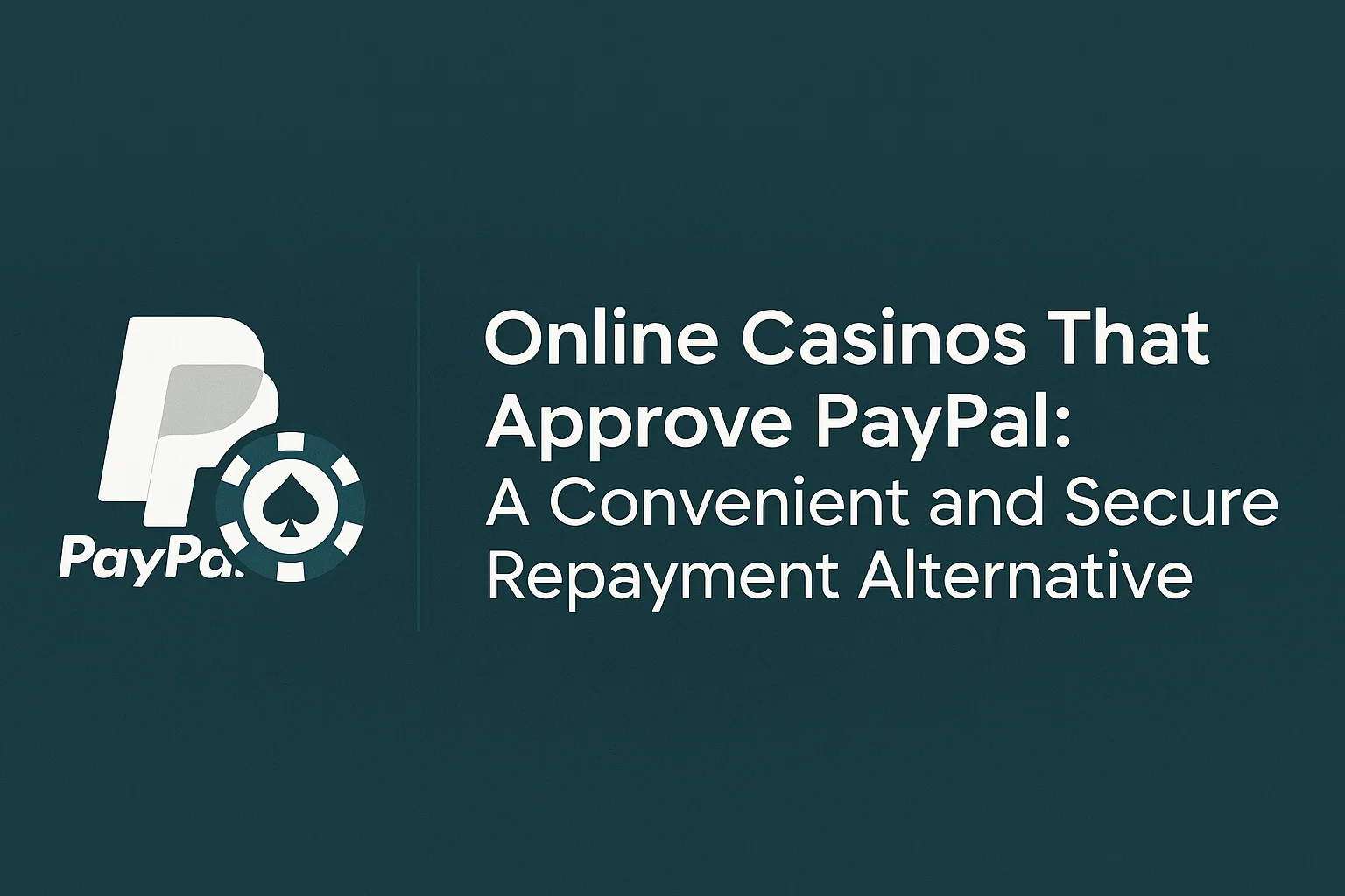 Online Casinos That Approve PayPal: A Convenient and Secure Repayment Alternative