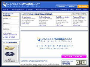 Gambling Wages Affiliate Program