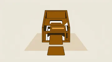 A dealing shoe with two blank cards