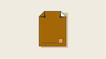 A blank sheet with an empty signature line and a small amber stamp square