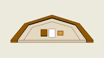 A table corner with a dealer button and a blank card