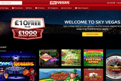Sky Vegas Screen